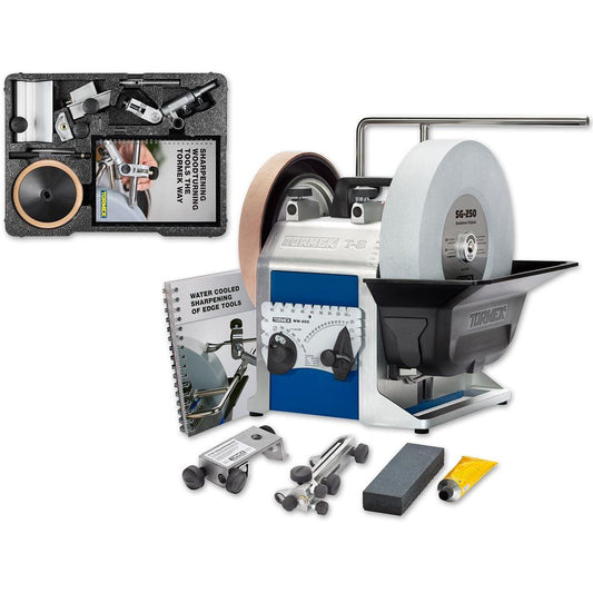 Tormek T - 8 Original Sharpening System + Woodturners Kit TNT - 808 - The ToolBox Scotland