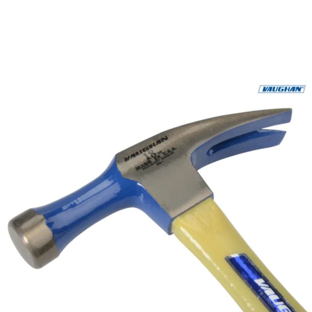 Vaughan E18F Electricians Hammer Fibreglass Handle 510g (18oz) - The ToolBox Scotland