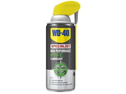 WD - 40 Specialist High Performance PTFE Lubricant Aerosol 400ml - The ToolBox Scotland