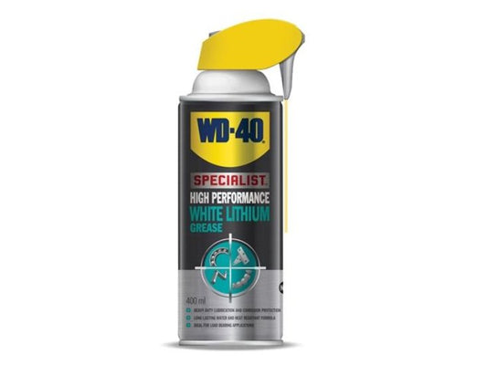 WD - 40 Specialist White Lithium Grease Aerosol 400ml - The ToolBox Scotland