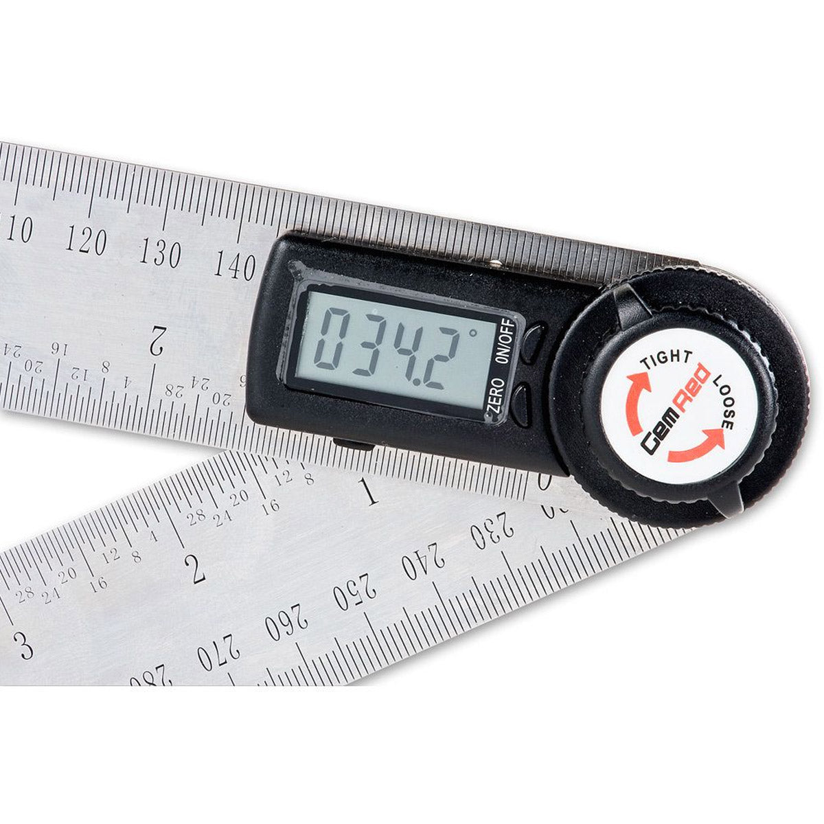 Gemred Digital Angle Measuring Rule 200mm