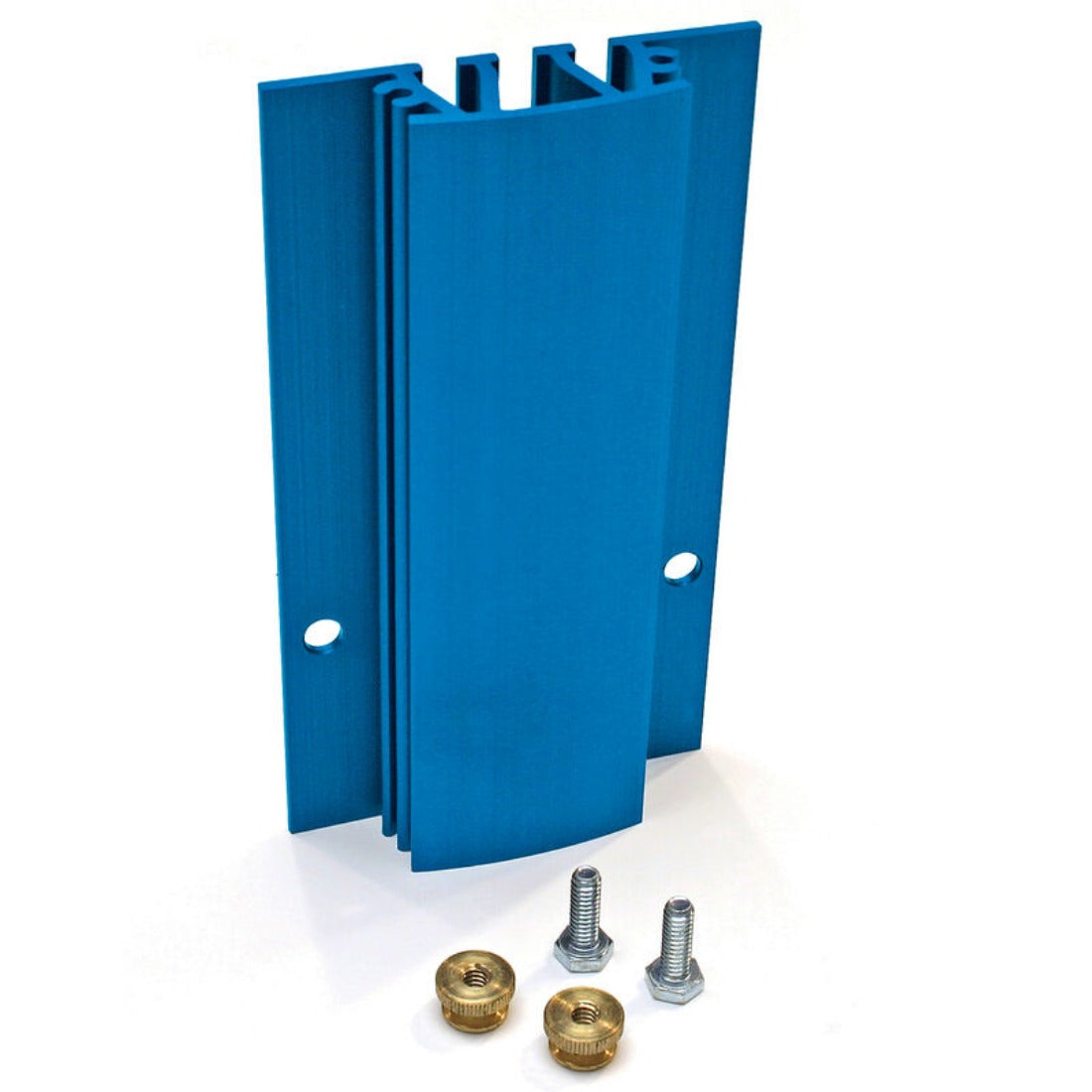 Kreg Band Saw 7 inch (178mm) Resaw Guide shown with 2 x bolts and 2 x brass thumb screws