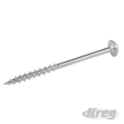 Kreg Pocket Screws - 64 mm / 2.1/2 inch, #8 Coarse, Washer-Head, 50 pk