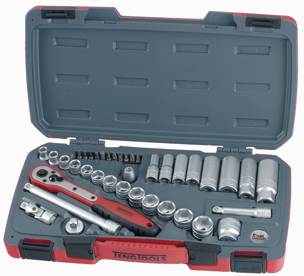 Teng Tools T3839 39 Piece 3/8" Drive Metric Socket Set