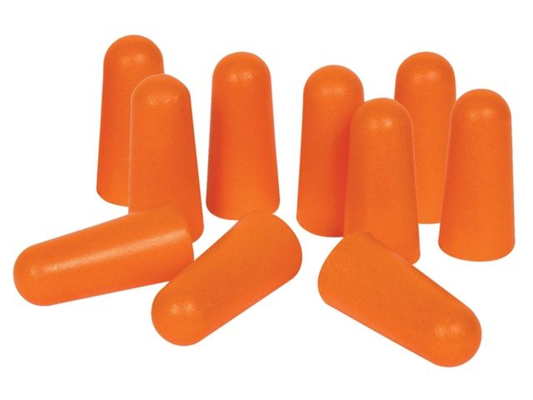 Vitrex Tapered Disposable Earplugs (5 Pairs)